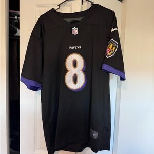 NFL Lamar Jackson Black Nike Jersey